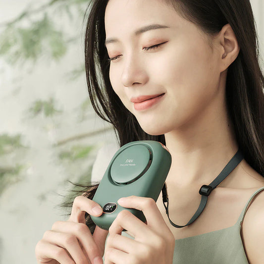 Portable Lazy Hanging Neck Fan Mini Bladeless Waist Clip