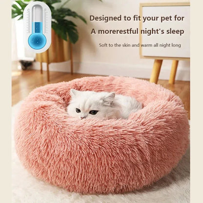 Home Plush Pet Nest Super Soft Warm Detachable