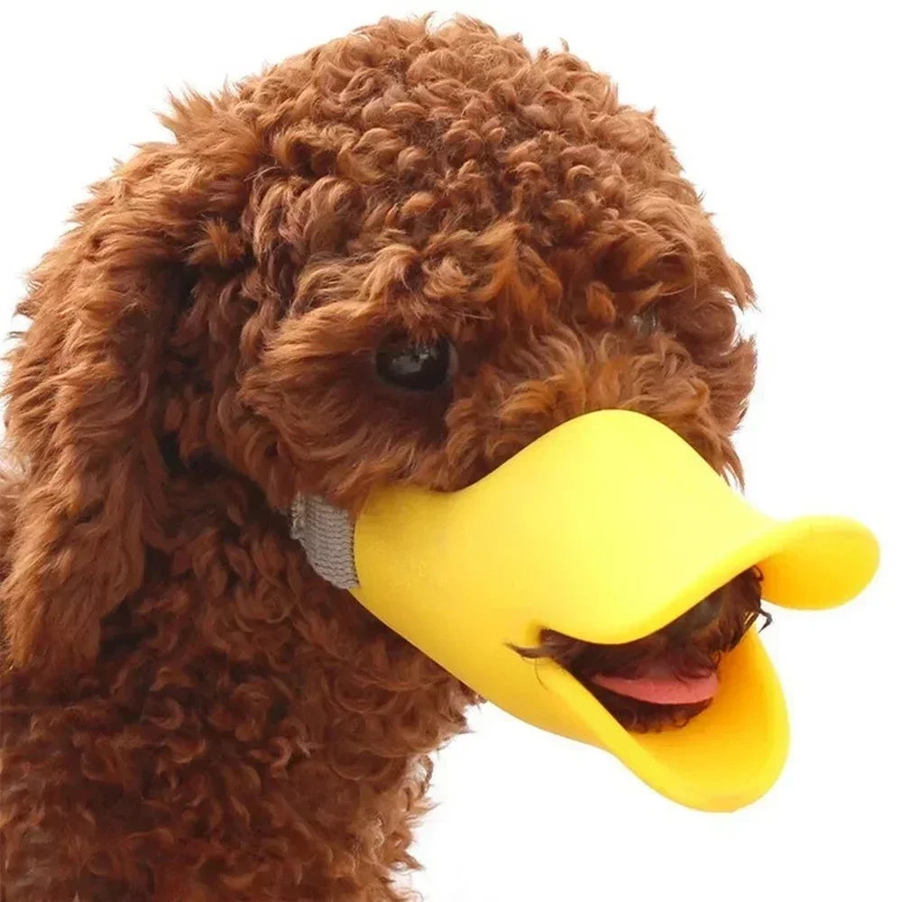 Dog Muzzle Silicone Duck Muzzle Mask for Pet Dog