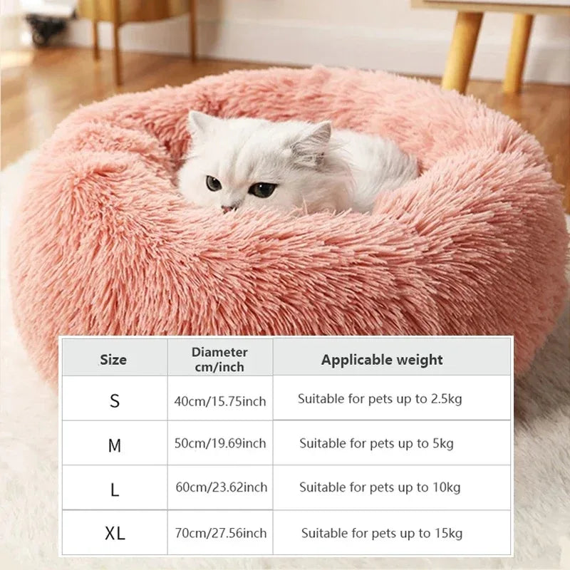 Home Plush Pet Nest Super Soft Warm Detachable