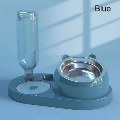 Food Container with Waterer Pet Waterer Feeder