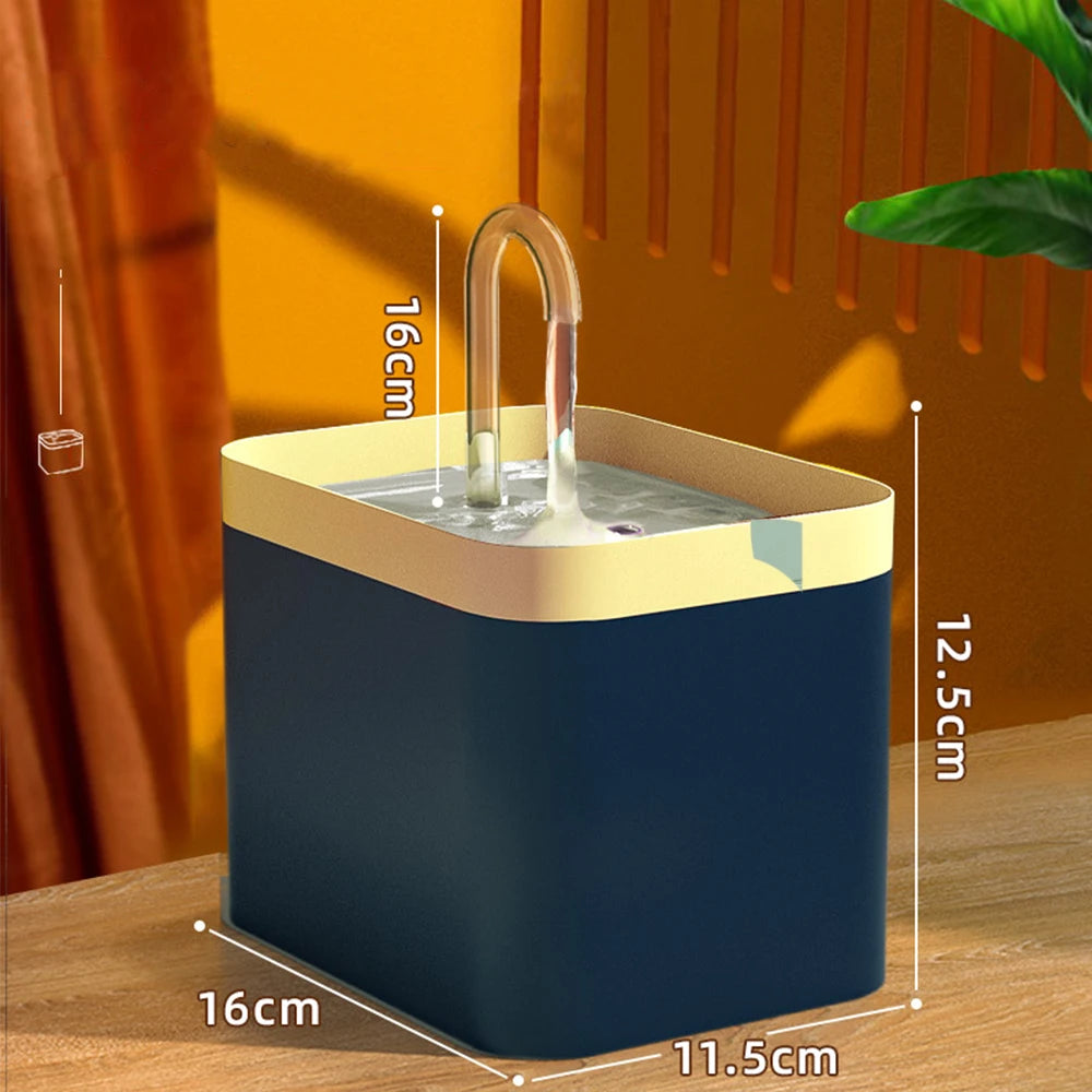 Ultra-Quiet Cat Water Fountain Filter Smart Automatic