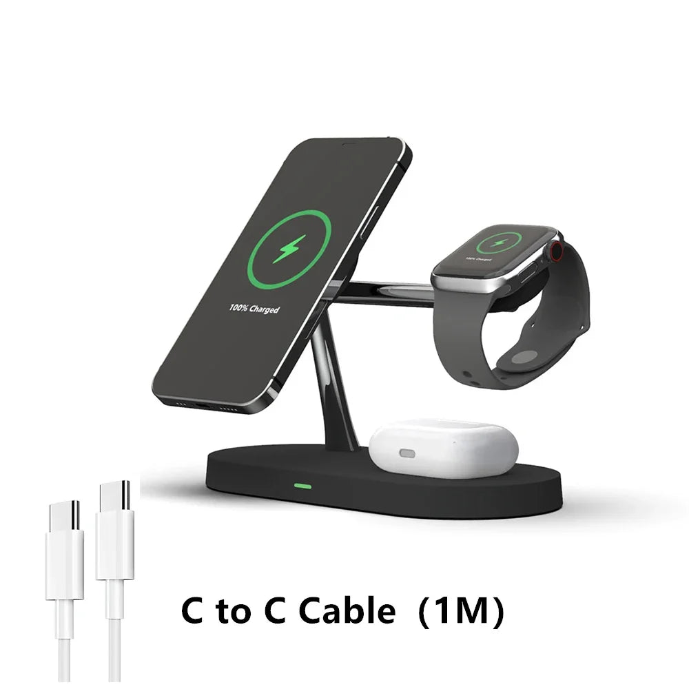Wireless Charger Stand Magnetic Fast Charging Station