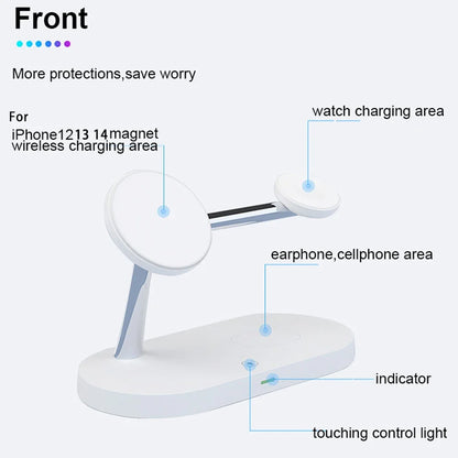 Wireless Charger Stand Magnetic Fast Charging Station