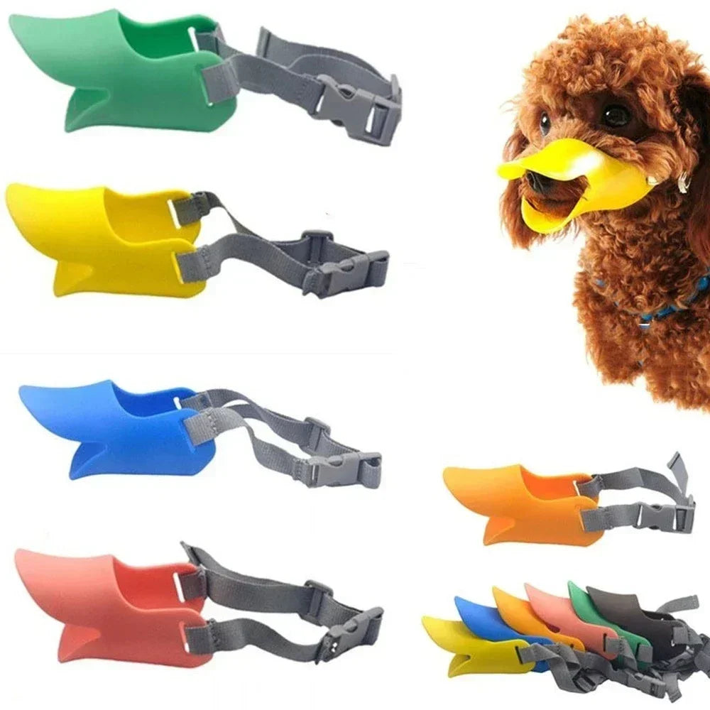 Dog Muzzle Silicone Duck Muzzle Mask for Pet Dog