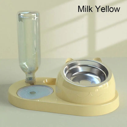 Food Container with Waterer Pet Waterer Feeder