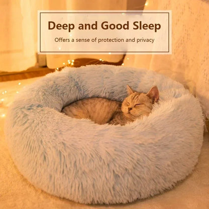 Home Plush Pet Nest Super Soft Warm Detachable