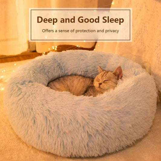 Home Plush Pet Nest Super Soft Warm Detachable