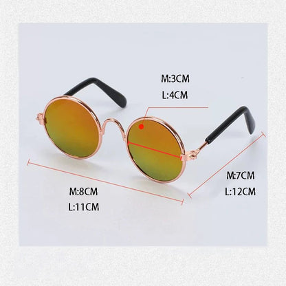 Lovely Vintage Round Cat Sunglasses Reflection Eye wear