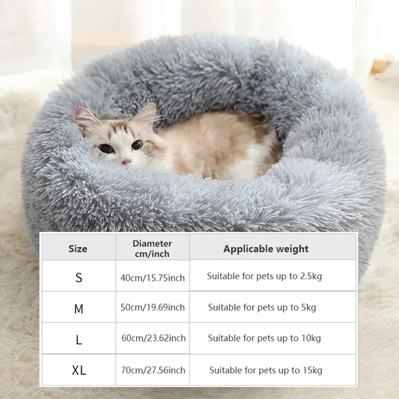 Home Plush Pet Nest Super Soft Warm Detachable