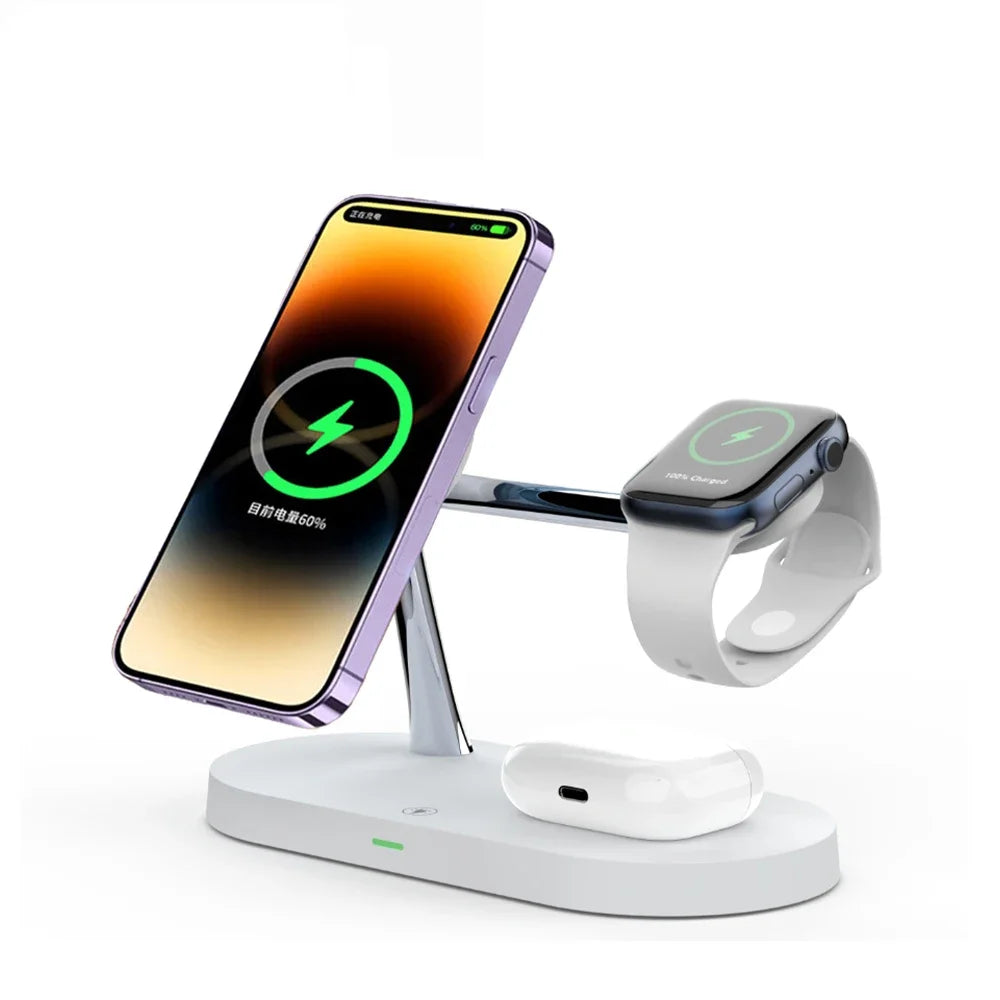 Wireless Charger Stand Magnetic Fast Charging Station
