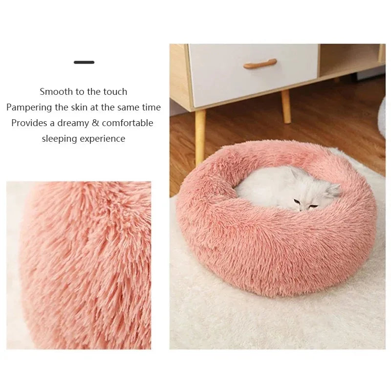 Home Plush Pet Nest Super Soft Warm Detachable