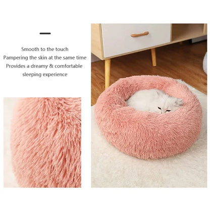 Home Plush Pet Nest Super Soft Warm Detachable