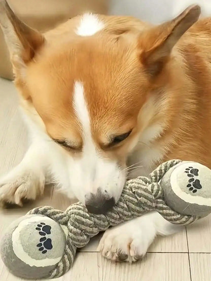 Indestructible teeth cleaning pet toy, dog chew durable