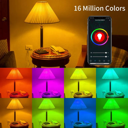 Tuya Smart WiFi LED Light Bulbs Alexa LED Lamp RGB Smart