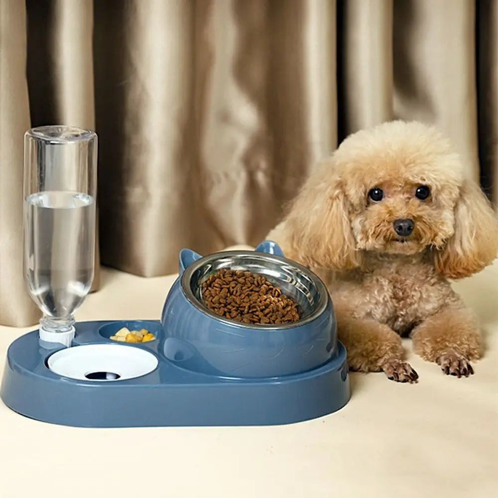 Food Container with Waterer Pet Waterer Feeder