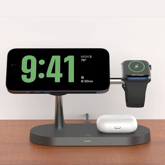 Wireless Charger Stand Magnetic Fast Charging Station