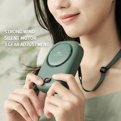 Portable Lazy Hanging Neck Fan Mini Bladeless Waist Clip