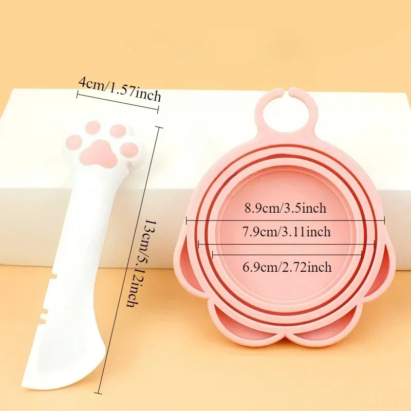 Long handled pet canned food spoon cat canned