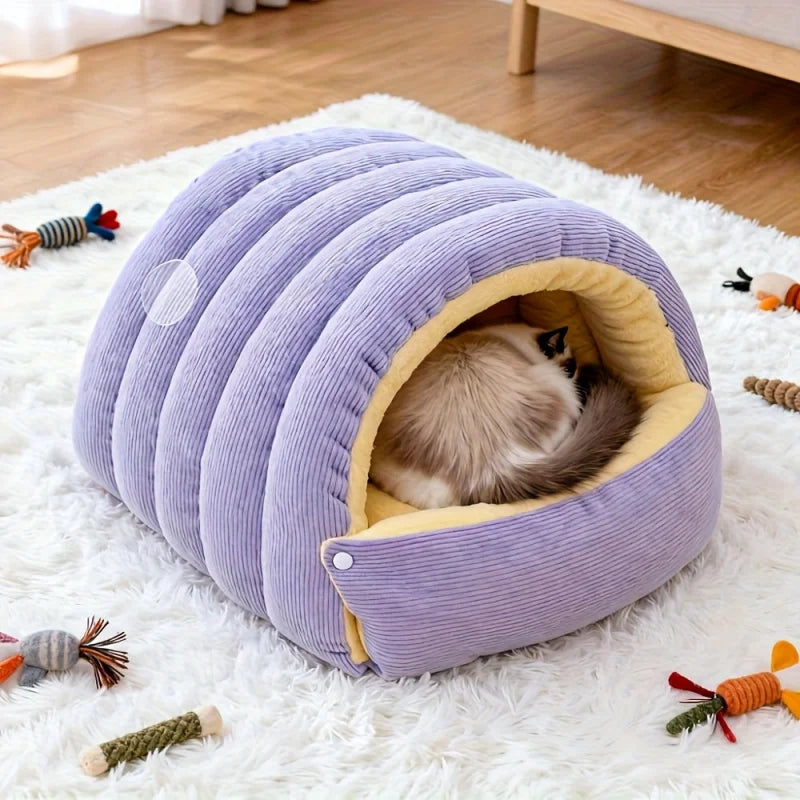 Winter Warm Cat Bed Warm Pet House Pet Sleeping
