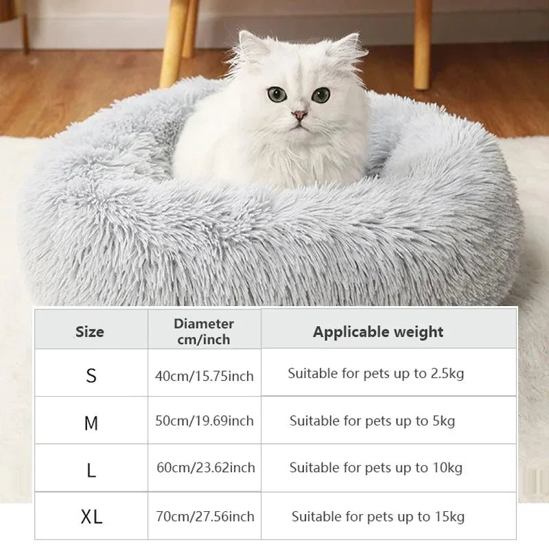 Home Plush Pet Nest Super Soft Warm Detachable