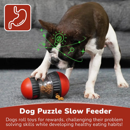 Dog Puzzle Toy Elliptical Track Rolling Increase