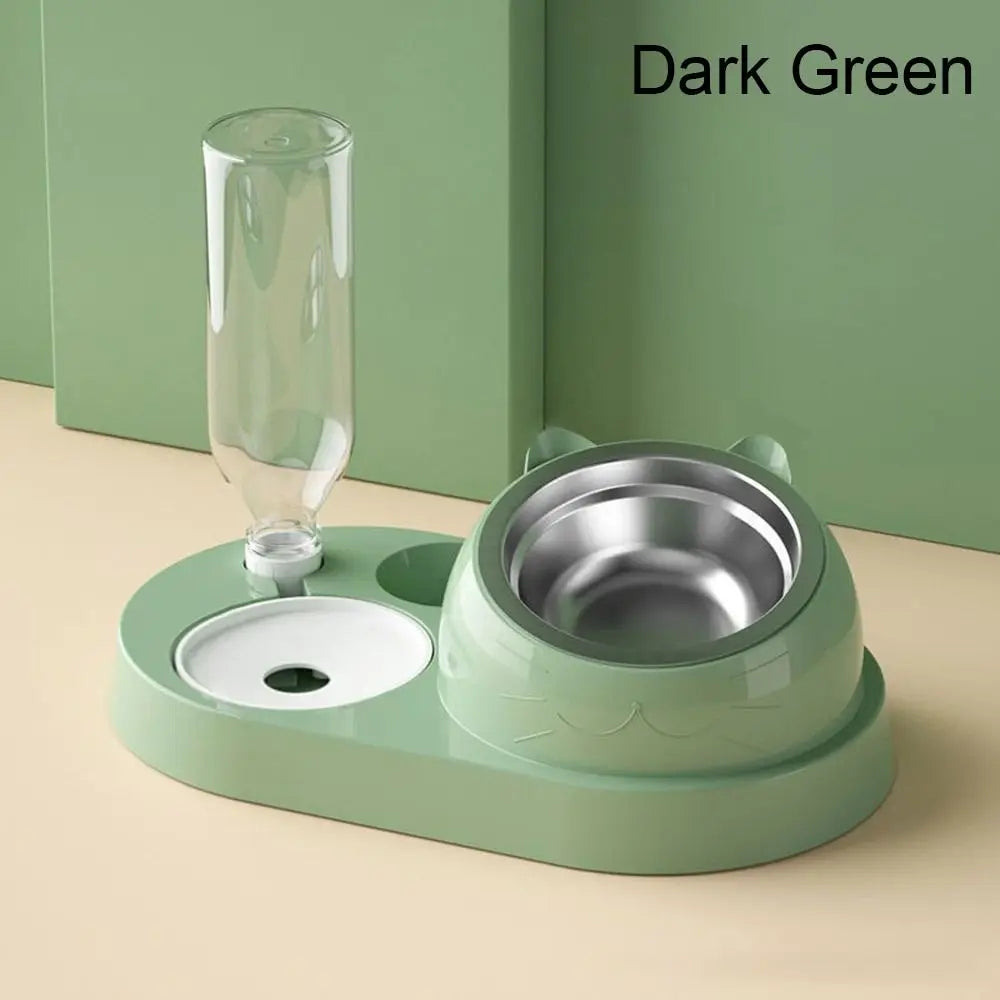 Food Container with Waterer Pet Waterer Feeder