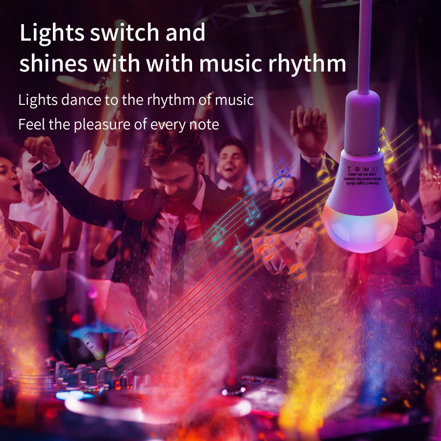Tuya Smart WiFi LED Light Bulbs Alexa LED Lamp RGB Smart