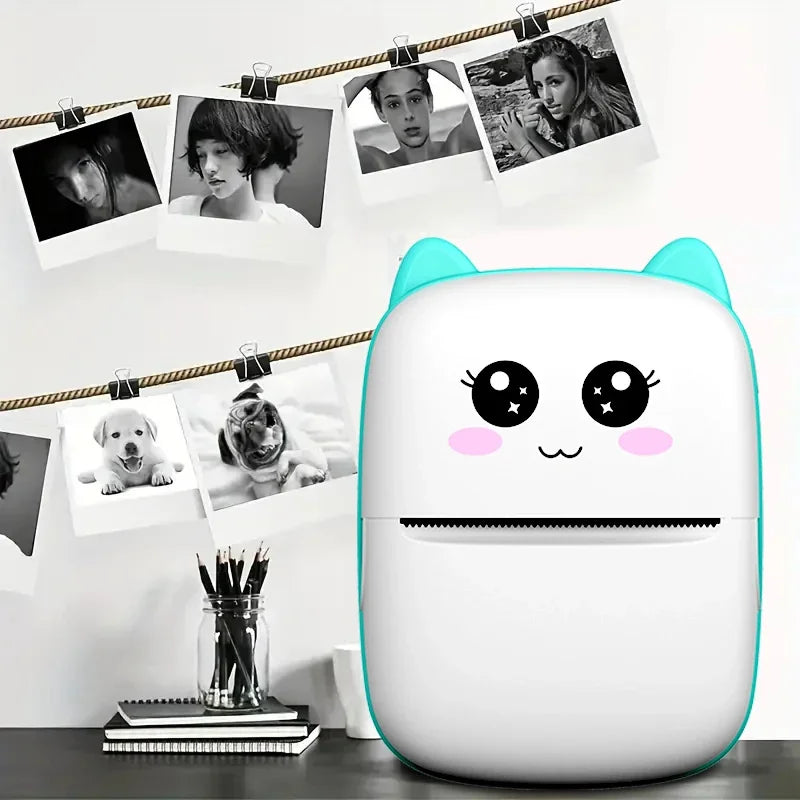 MINI Portable Thermal Printer Wireless Memo Label Machine