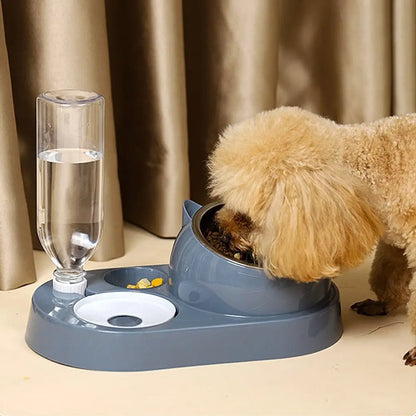 Food Container with Waterer Pet Waterer Feeder