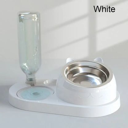 Food Container with Waterer Pet Waterer Feeder