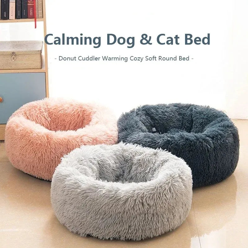 Home Plush Pet Nest Super Soft Warm Detachable