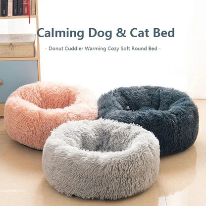 Home Plush Pet Nest Super Soft Warm Detachable