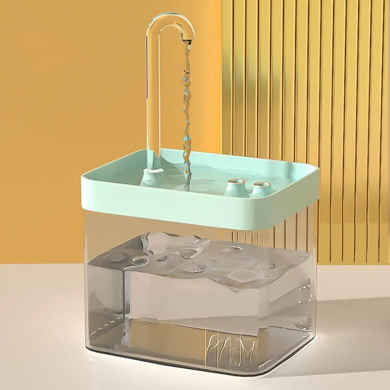 Ultra-Quiet Cat Water Fountain Filter Smart Automatic
