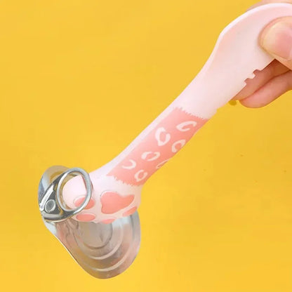 Long handled pet canned food spoon cat canned