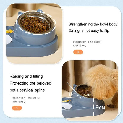 Food Container with Waterer Pet Waterer Feeder
