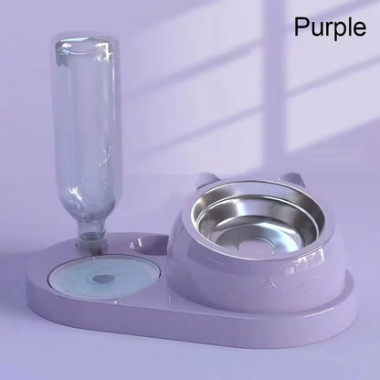Food Container with Waterer Pet Waterer Feeder